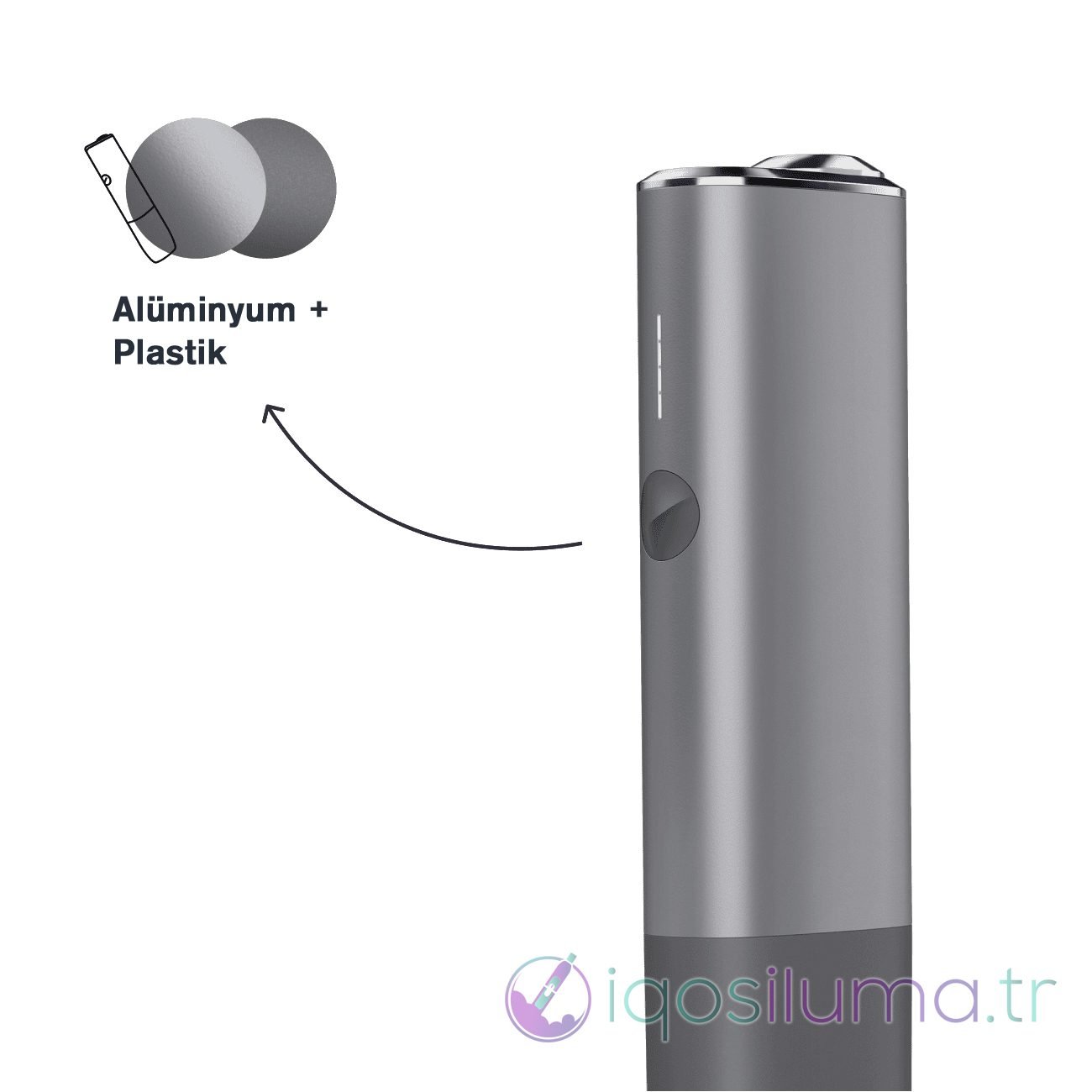 2 IQOS İLUMA ONE Çakıl Grisi - Görsel 2