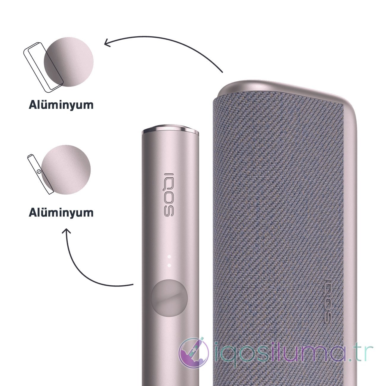 2 IQOS ILUMA PRIME Çakıl Beji - Görsel 2